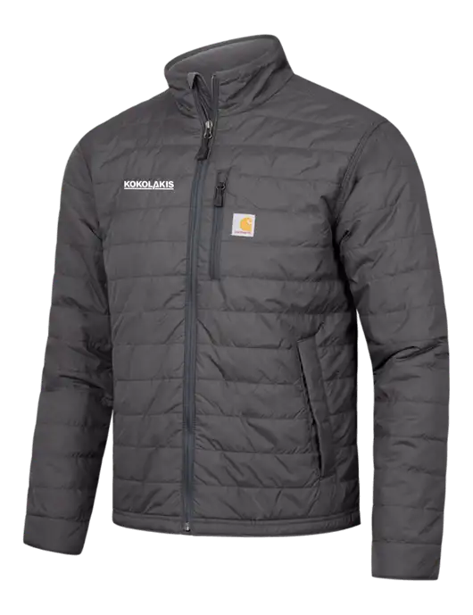 Carhartt Dark Grey Gilliam Jacket w/Kokolakis Logo