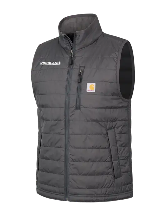 Carhartt Dark Grey Gilliam Vest w/Kokolakis Logo
