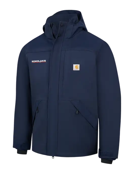 Carhartt Navy Storm Defender Shoreline Jacket w/Kokolakis Logo