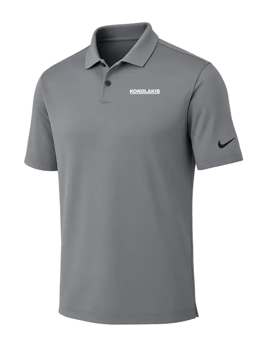 Nike Medium Grey Dri-FIT Vapor Polo w/Kokolakis Logo