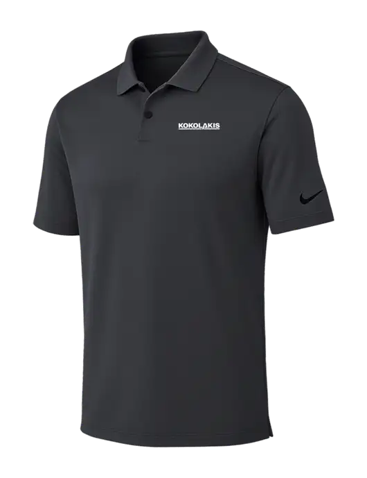Nike Dark Grey Dri-FIT Vapor Polo w/Kokolakis Logo