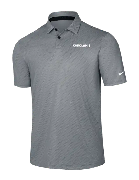 Nike Medium Grey Vapor Dash Polo w/Kokolakis Logo