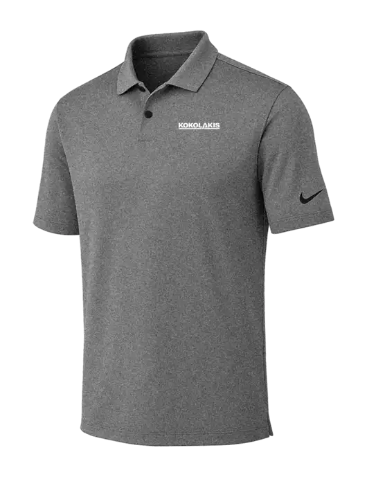 Nike Dark Grey Heather Dri-FIT Vapor Polo w/Kokolakis Logo