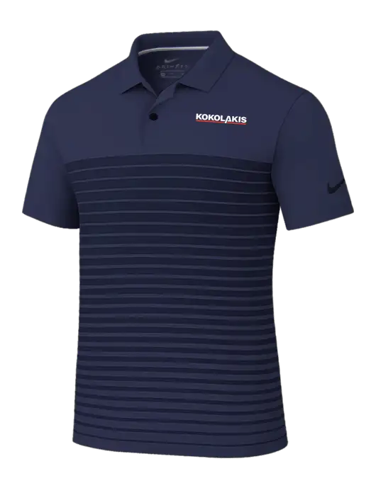Nike Navy Dri-FIT Vapor Block Polo w/Kokolakis Logo