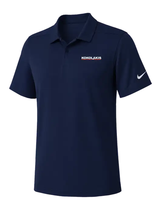 Nike Navy Dry Essential Solid Polo w/Kokolakis Logo