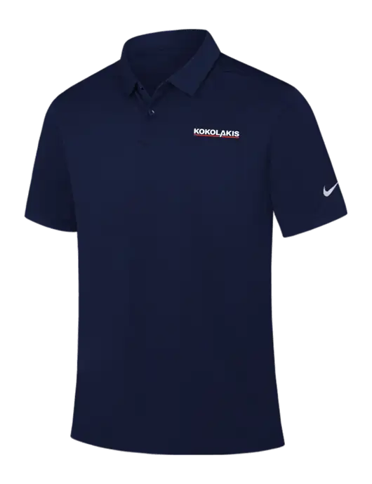 Nike Navy Dry Essential Solid Polo w/Kokolakis Logo