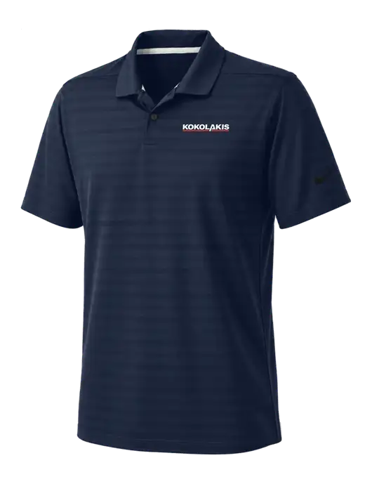 Nike Navy Dri-FIT Vapor Jacquard Polo w/Kokolakis Logo