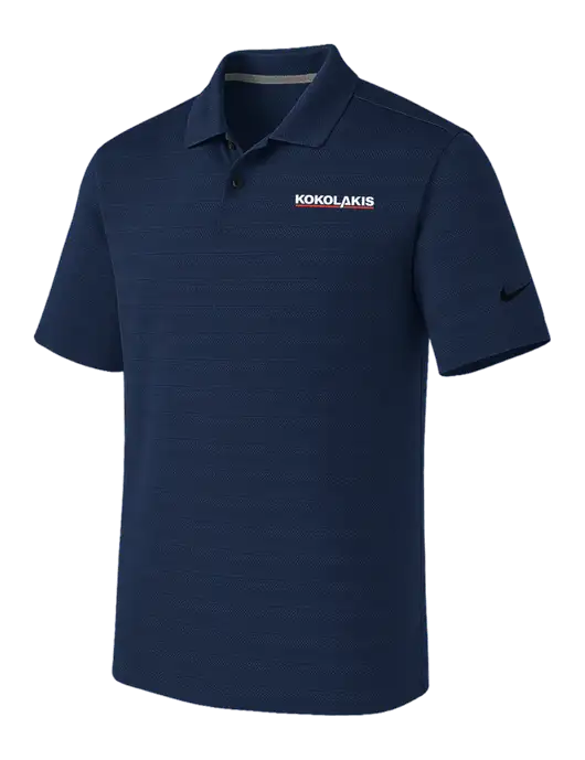 Nike Navy Dri-FIT Vapor Jacquard Polo w/Kokolakis Logo