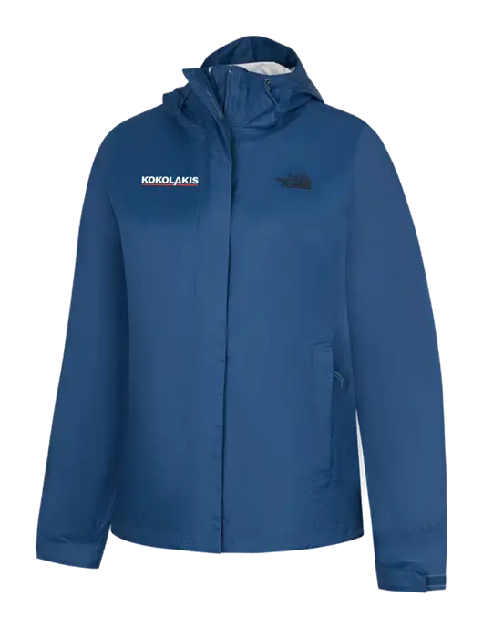 The North Face Womens Navy DryVent Rain Jacket w/Kokolakis Logo