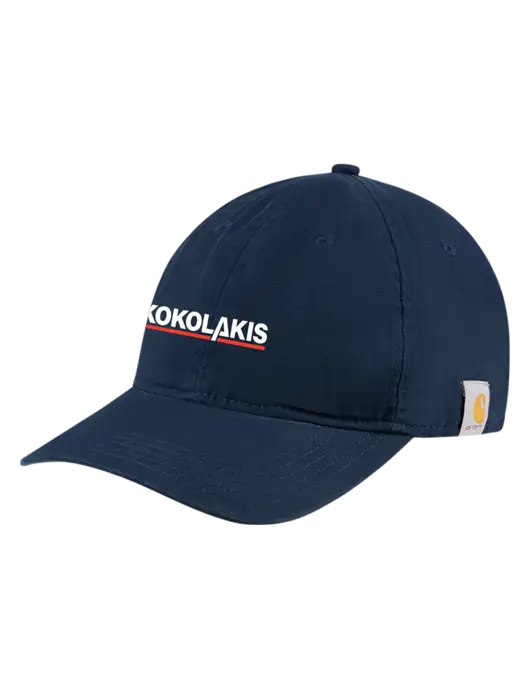 Carhartt Navy Cotton Canvas Cap w/Kokolakis Logo