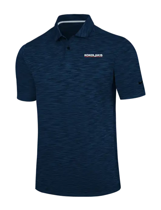 Nike Navy Dri-FIT Vapor Space Dyed Polo w/Kokolakis Logo