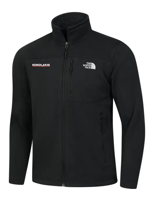 North Face Black Heather Sweater Fleece Jacket w/Kokolakis Logo