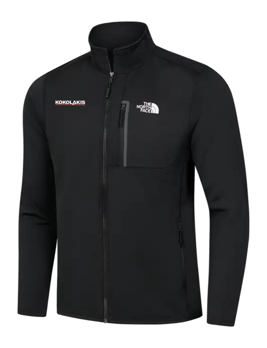 North Face Black Skyline Full-Zip Fleece Jacket w/Kokolakis Logo
