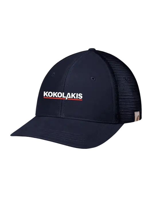 Carhartt Navy Canvas Trucker Cap w/Kokolakis Logo