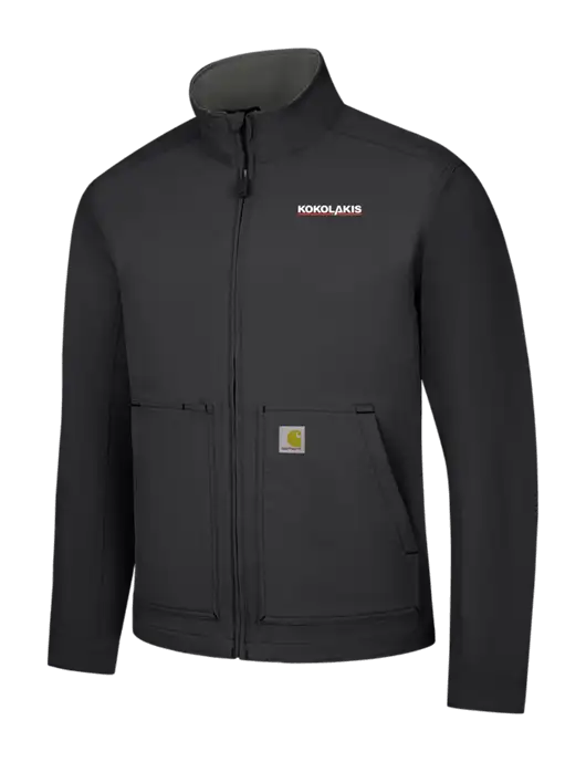 Carhartt Black Super Dux Soft Shell Jacket w/Kokolakis Logo