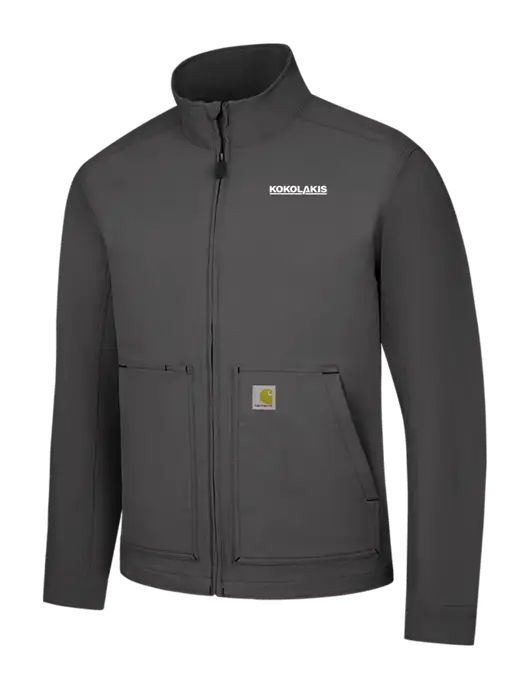 Carhartt Dark Grey Super Dux Soft Shell Jacket w/Kokolakis Logo