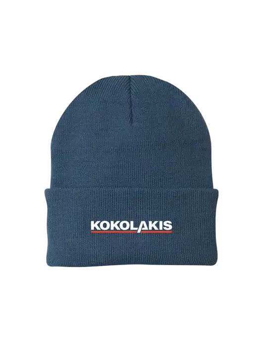 Dark Slate Knit Cap w/Kokolakis Logo