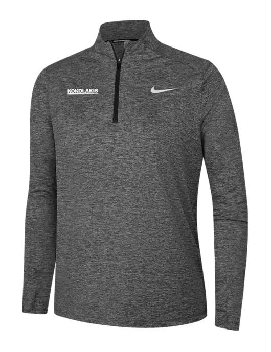Nike Black Heather Womens Dri-FIT Element 1/2-Zip Pullover w/Kokolakis Logo