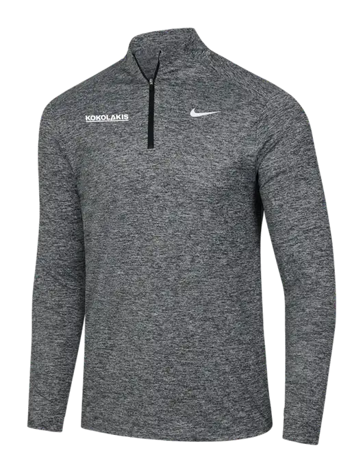 Nike Black Heather Dri-FIT Element 1/2-Zip Pullover w/Kokolakis Logo