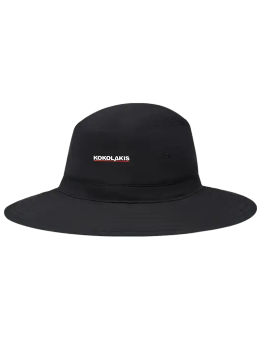 Black Booney Sun Hat w/Kokolakis Logo
