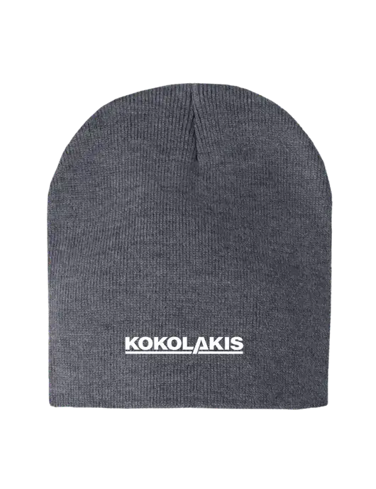 Dark Grey Heather Element Knit Beanie w/Kokolakis Logo