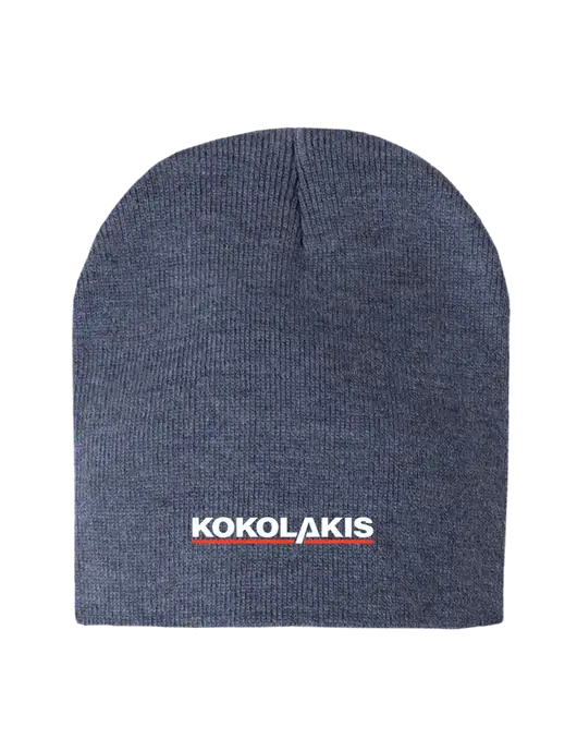 Navy Heather Element Knit Beanie w/Kokolakis Logo