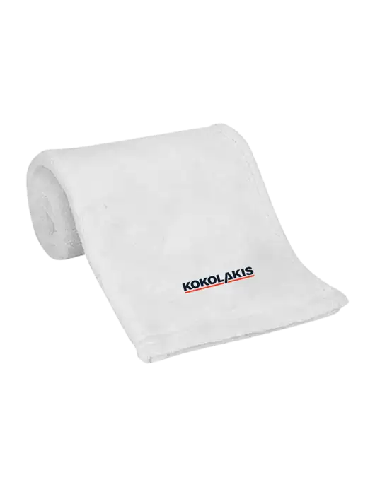 White Alpine Fleece Mink Touch Luxury Baby Blanket  w/Kokolakis Logo