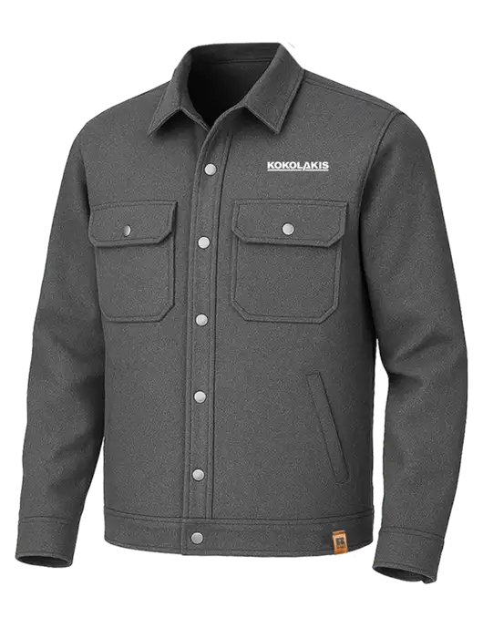 Russell Outdoors Dark Grey Heather Basin Jacket w/Kokolakis Logo
