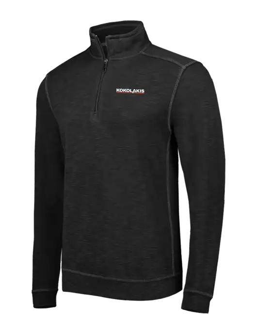 Tommy Bahama Black Tobago Bay 1/2 Zip w/Kokolakis Logo