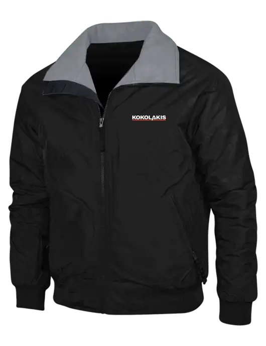 Black/Grey Classic Challenger Jacket w/Kokolakis Logo