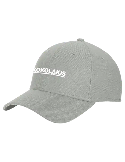 New Era Diamond Era Medium Grey Stretch Cap w/Kokolakis Logo