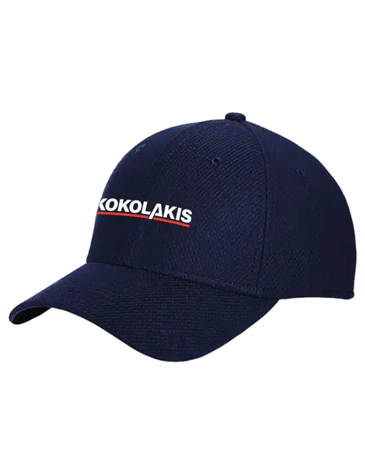 New Era Diamond Era Dark Navy Stretch Cap w/Kokolakis Logo