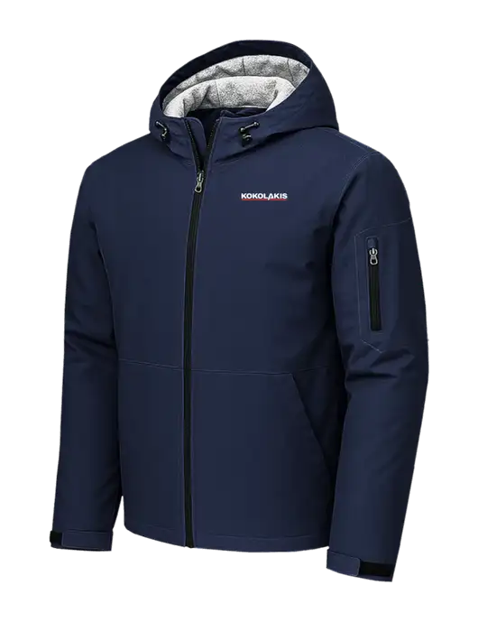 Waterproof Insulated Dark Navy Jacket w/Kokolakis Logo