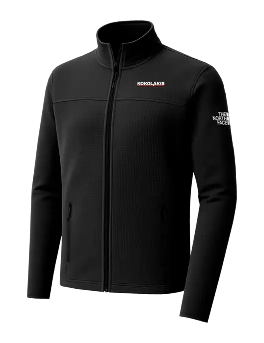 The North Face Aim Full-Zip Black Fleece Jacket w/Kokolakis Logo