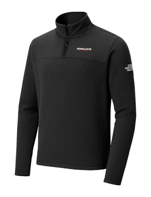The North Face Aim 1/4-Zip Black Fleece w/Kokolakis Logo