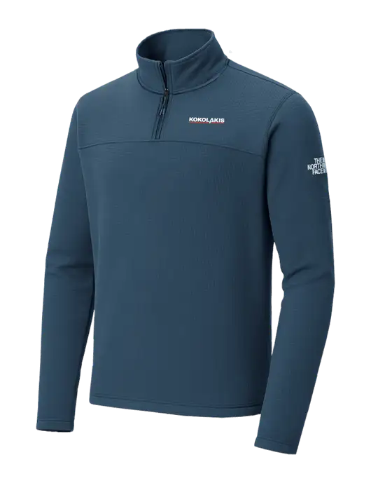 The North Face Aim 1/4-Zip Light Navy Fleece w/Kokolakis Logo