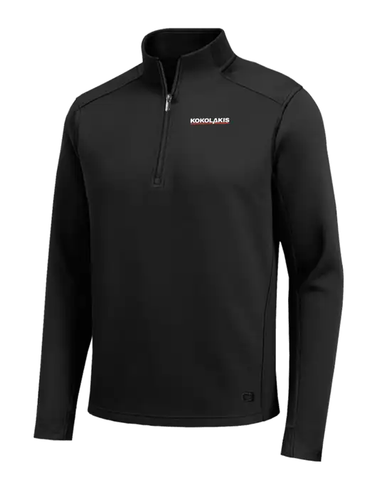 OGIO Transcend Black 1/4-Zip w/Kokolakis Logo