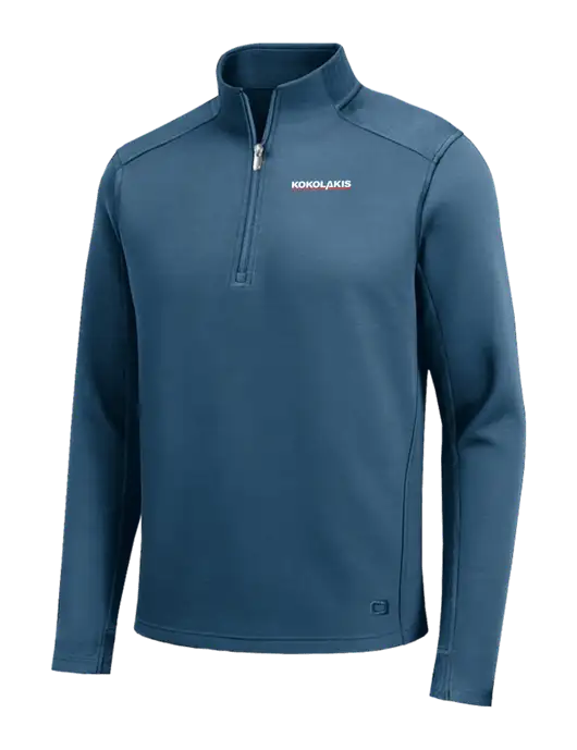 OGIO Transcend Light Navy 1/4-Zip w/Kokolakis Logo