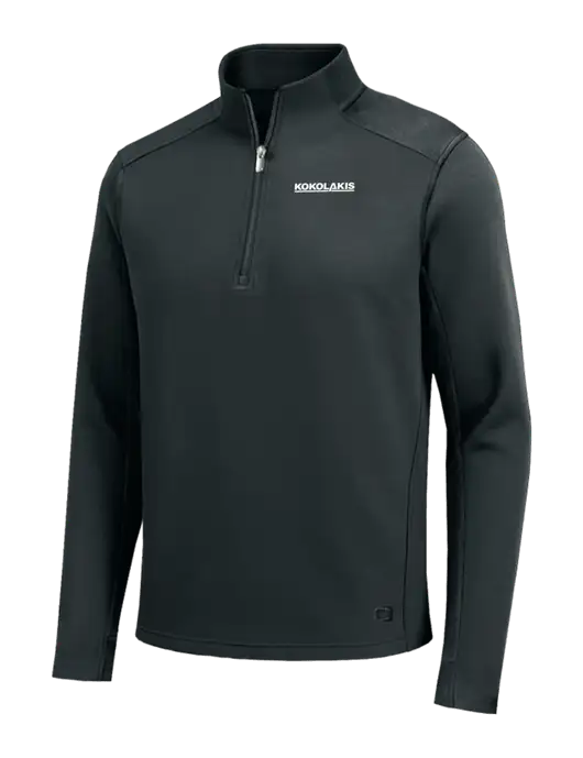 OGIO Transcend Very Dark Grey 1/4-Zip w/Kokolakis Logo