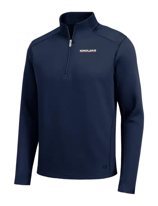 OGIO Transcend Dark Navy 1/4-Zip w/Kokolakis Logo