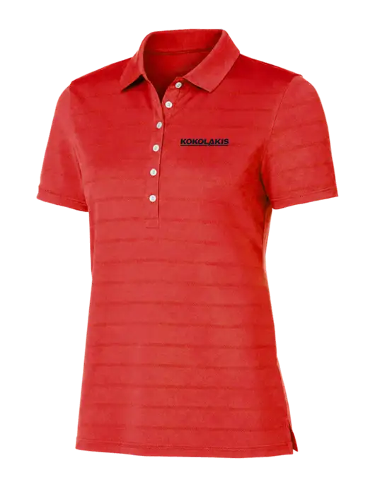 Callaway Womens Red Ventilated Polo w/Kokolakis Logo