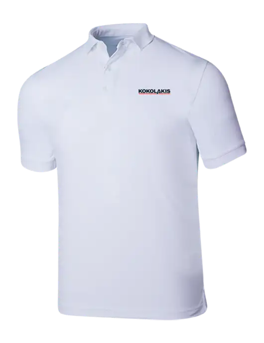 Callaway Ottoman Bright White Polo w/Kokolakis Logo