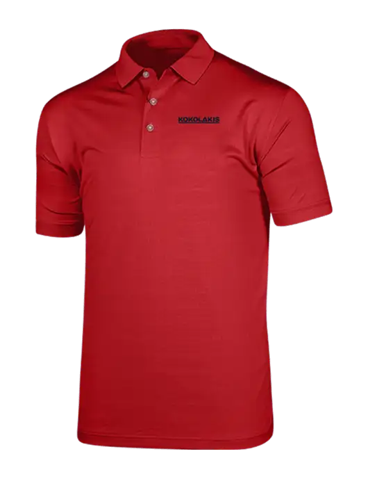 Callaway Vibrant Red Ventilated Polo w/Kokolakis Logo