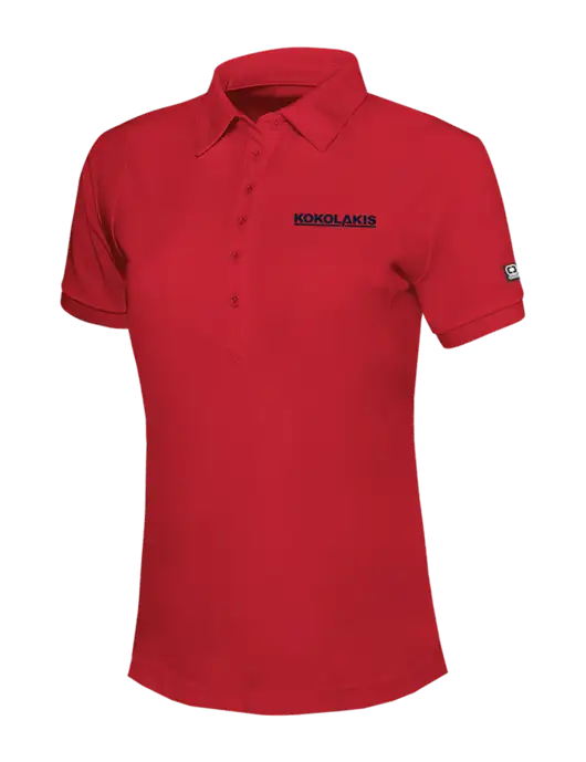 OGIO Womens Red Jewel Polo w/Kokolakis Logo