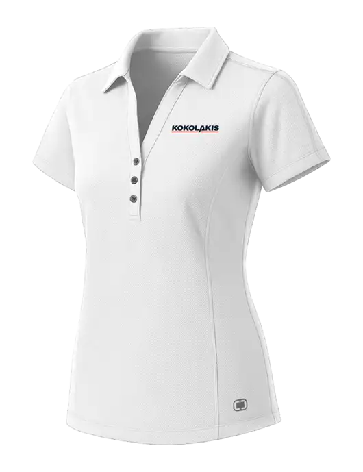 OGIO Womens White ONYX Polo w/Kokolakis Logo