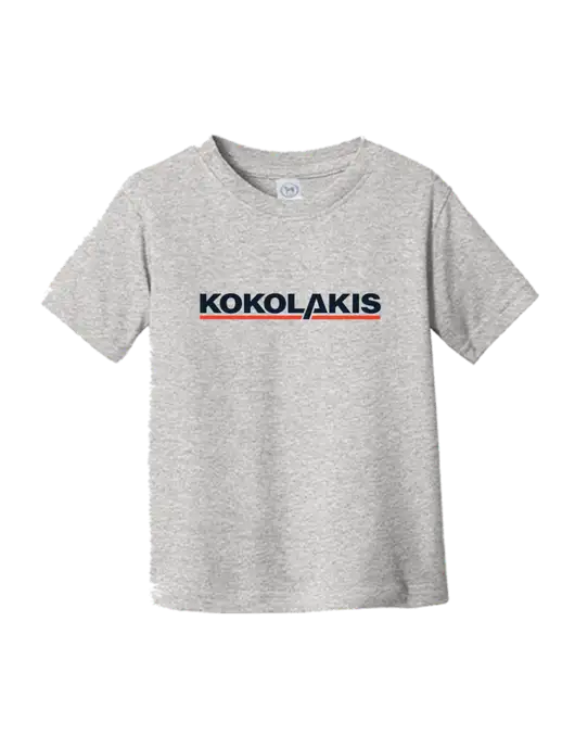 Rabbit Skins Light Grey Heather Toddler Fine Jersey Tee w/Kokolakis Logo