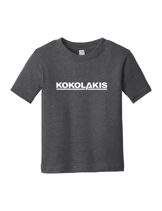 Rabbit Skins Vintage Smoke Toddler Fine Jersey Tee w/Kokolakis Logo