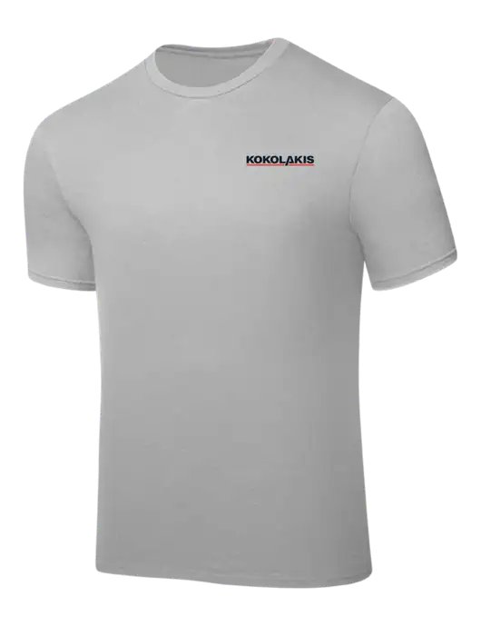 Silver PosiCharge Competitor Tee w/Kokolakis Logo