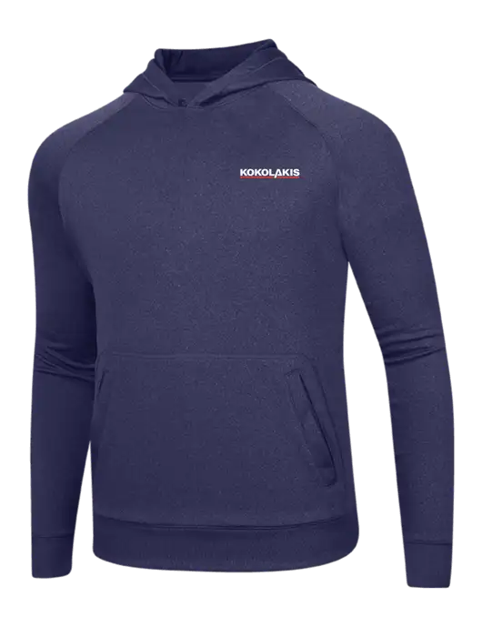 Tech True Navy Fleece Hooded Sweatshirt w/Kokolakis Logo