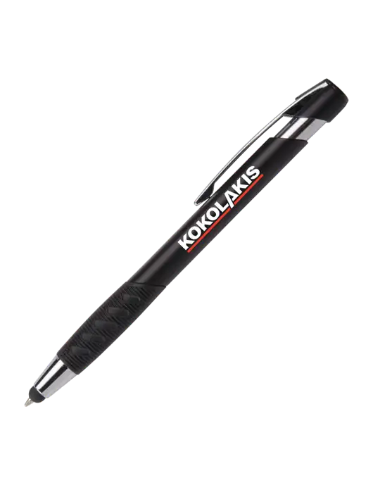 Alize Black Stylus Black Ink Pen w/Kokolakis Logo